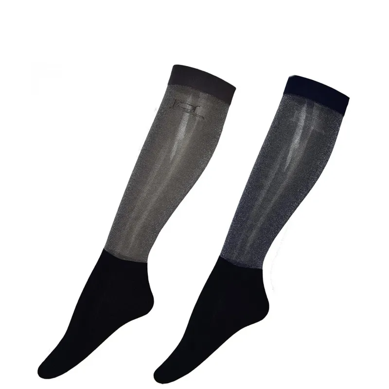 Kingsland KLmarcella Ladies Show Socks 2-Pack - Assorted Colours